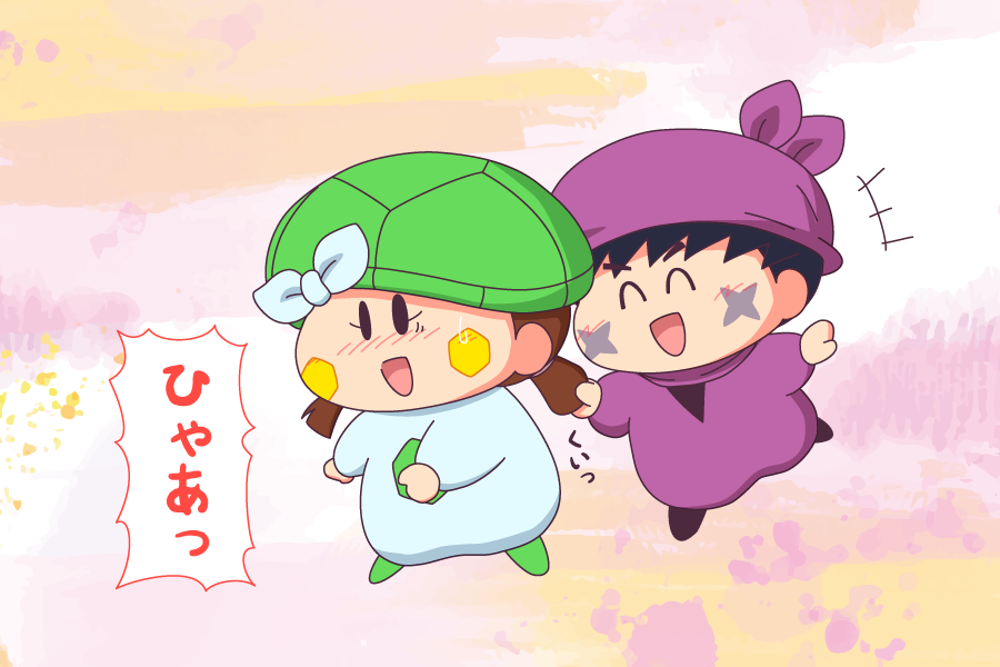 ムルモ屋本舗 絵 気になる男の子に髪の毛を引っ張られる